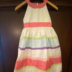 Gymboree Special Occasion/Party Dress - White & Pastels  - Size 12